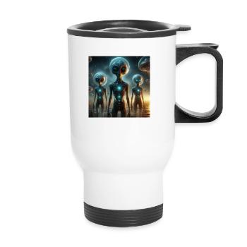 Astrophysique Spiritualité - Tasse isotherme avec poignée - blanc - Devant