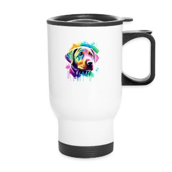 Labrador Owner Puppy Labrador Retriever - Thermal mug with handle - white - Front
