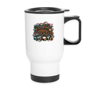 Festival - The Time of Your Life - Thermal mug with handle - white - Front