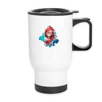 Madame Soline chipie - Tasse isotherme avec poignée - blanc - Devant