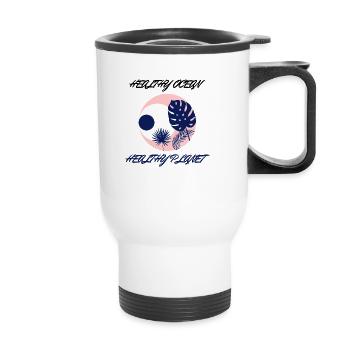 Marine Conservation - Thermal mug with handle - white - Front