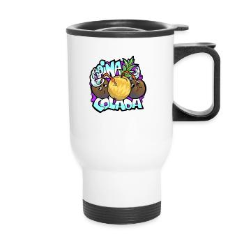 Pina Colada - Tasse isotherme avec poignée - blanc - Devant