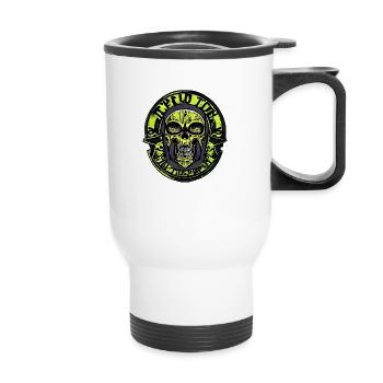 Totenkopf - Thermobecher mit Tragegriff - Weiß - Vorne