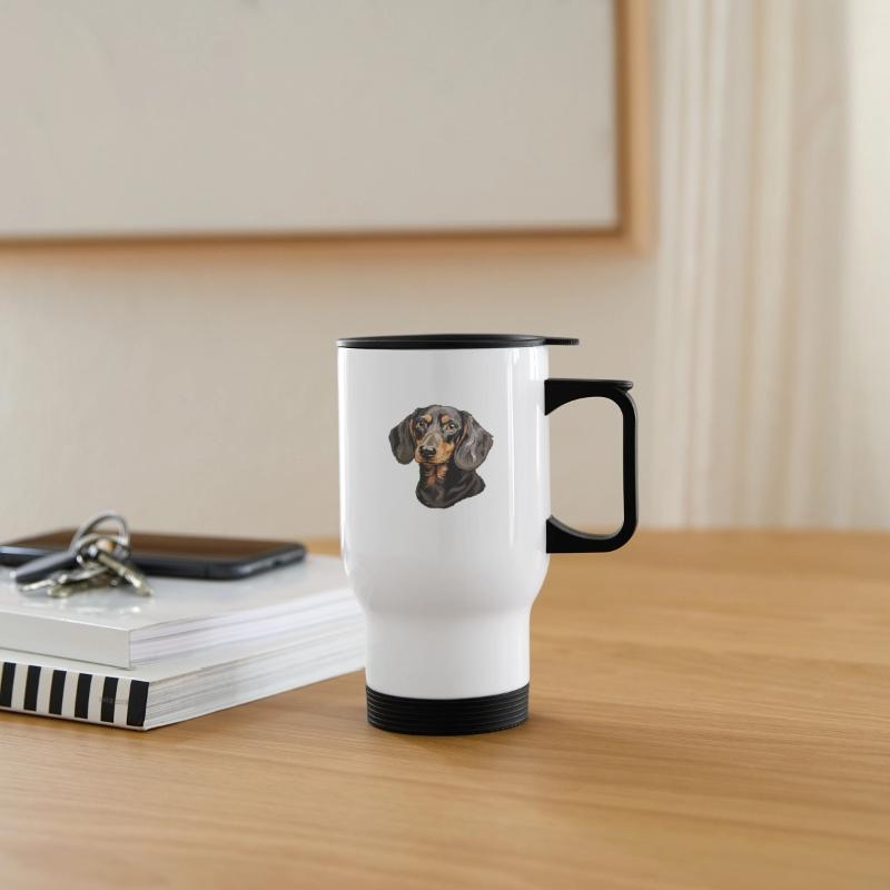 Thermobecher mit Tragegriff