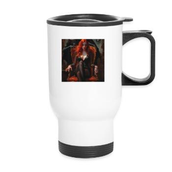 Devil - Thermobecher mit Tragegriff - Weiß - Vorne