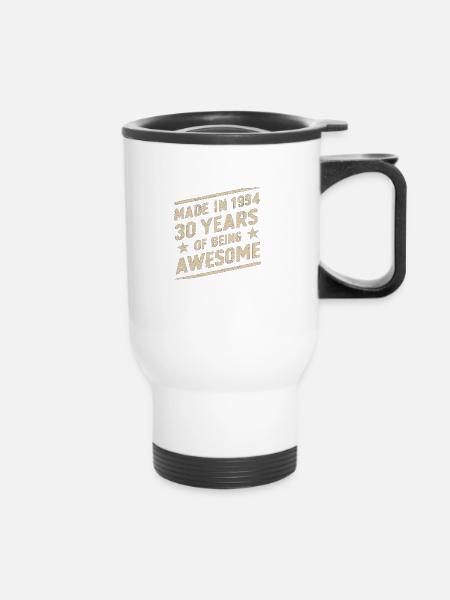 Made In 1994 30 Years Of Being Awesome - Thermobecher mit Tragegriff - Weiß