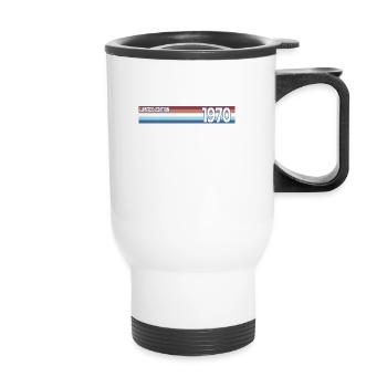 Retro 1970 Limited Edition - Thermal mug with handle - white - Front