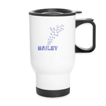 Segeln Bailey - Thermobecher mit Tragegriff - Weiß - Vorne