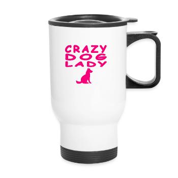 Canine - Tasse isotherme avec poignée - blanc - Devant