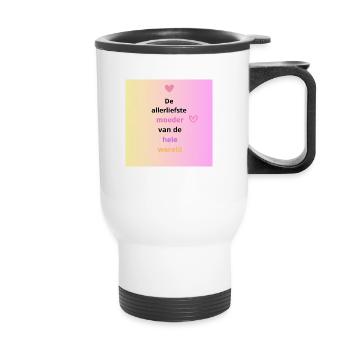 The sweetest mother in the whole world. Mother's Day - Thermal mug with handle - white - Front