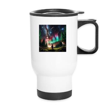 Lucía's Patronus - Thermal mug with handle - white - Front