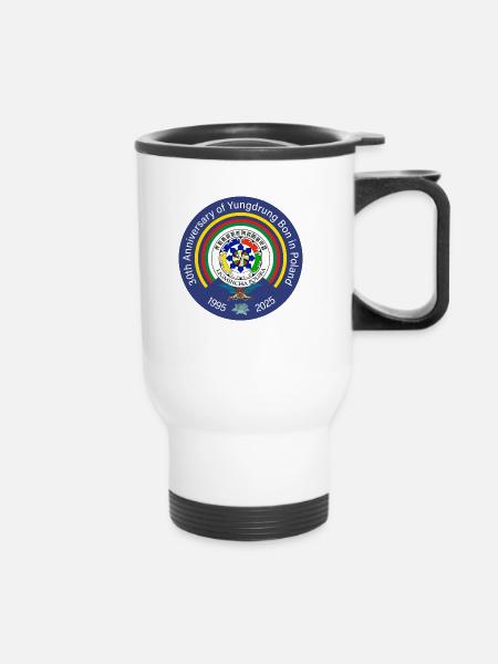 30e anniversaire du Bön en Pologne - Tasse isotherme avec poignée - blanc