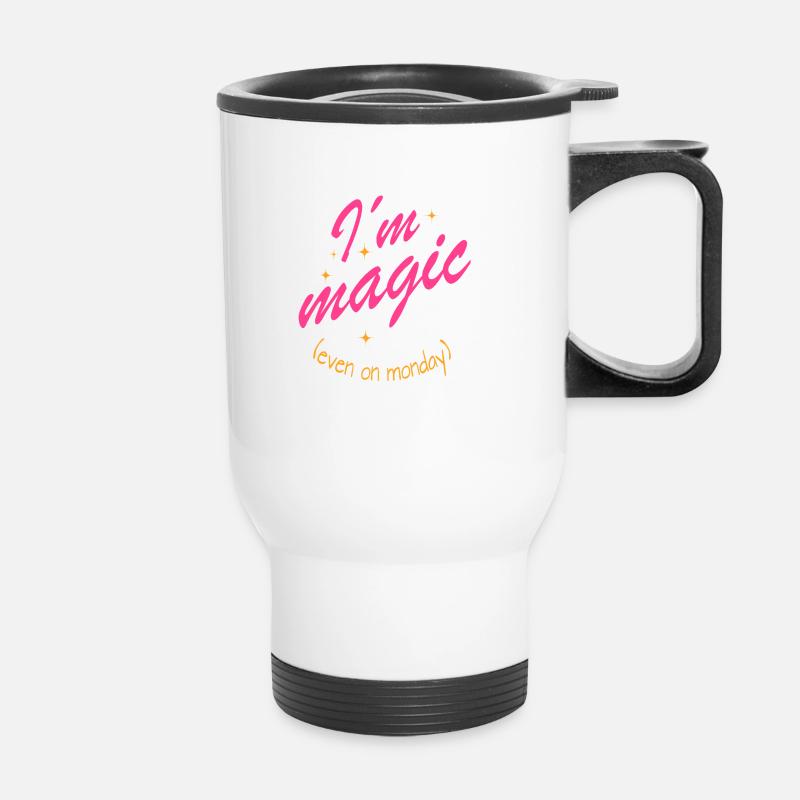 MAGISCH - Thermobecher mit Tragegriff - Weiß