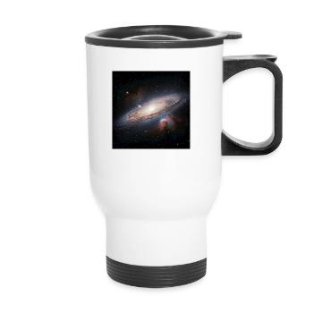 Galaxy Window of Light - Thermal mug with handle - white - Front