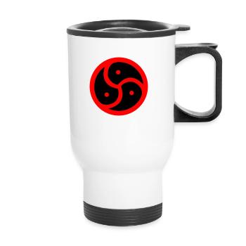 Triskele "trépied" - Tasse isotherme avec poignée - blanc - Devant
