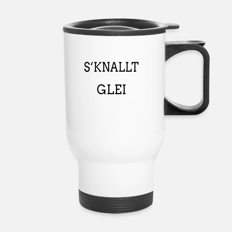 Ça va exploser - Tasse isotherme avec poignée - blanc