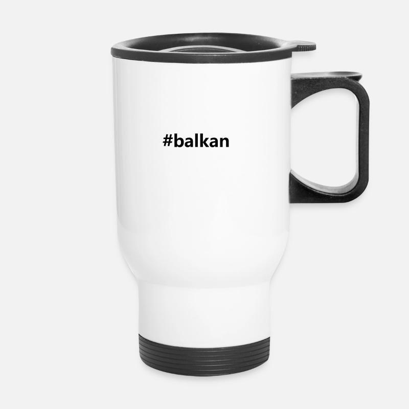balkan #balkan - Thermobecher mit Tragegriff - Weiß