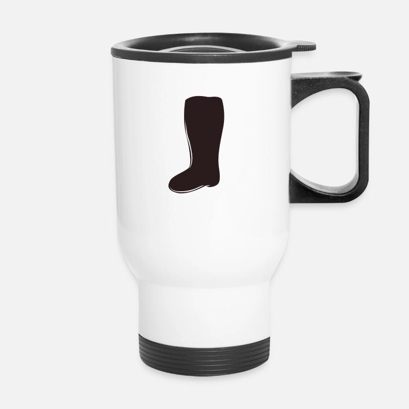 Boot - Thermal mug with handle - white