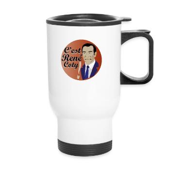 OSS 117 Drôle - Tasse isotherme avec poignée - blanc - Devant