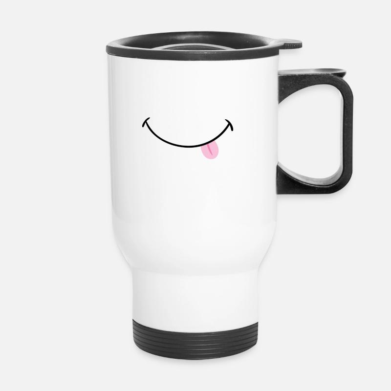 Fun - Thermal mug with handle - white
