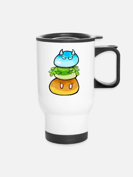 Genshin Impact Slimes - Thermobecher mit Tragegriff - Weiß