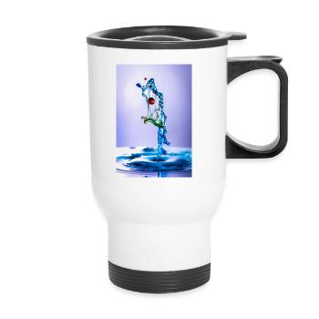 fish - Thermal mug with handle - white - Front