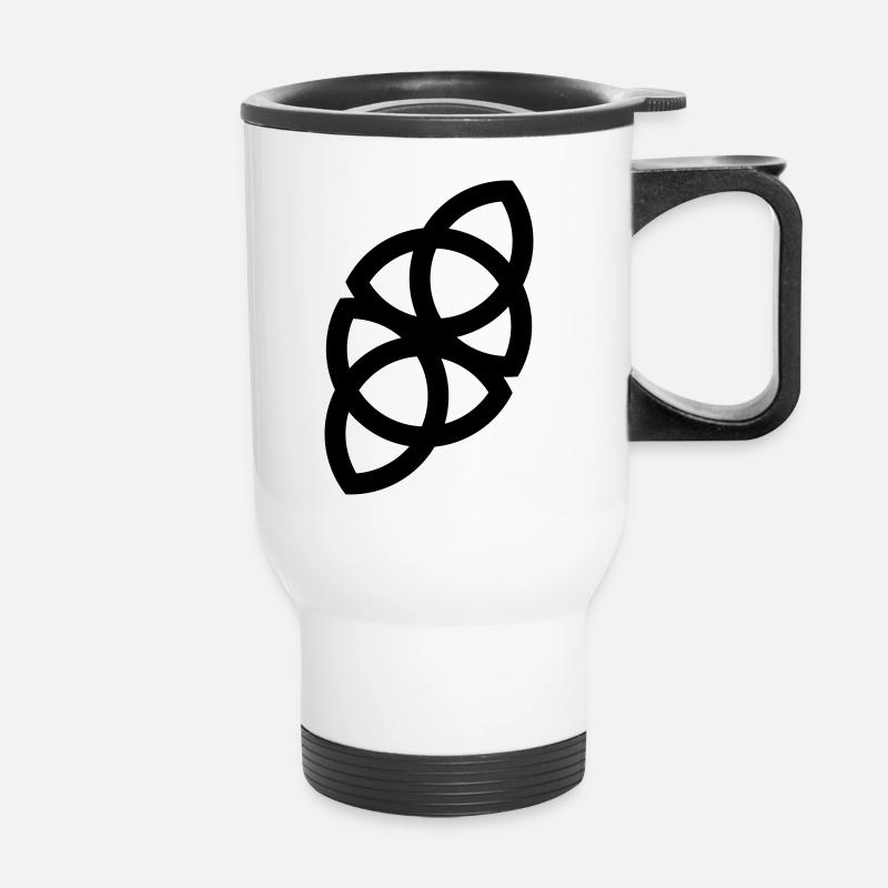 Small icon - Thermal mug with handle - white