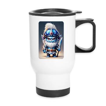 Grumpi Man 2 - Tasse isotherme avec poignée - blanc - Devant