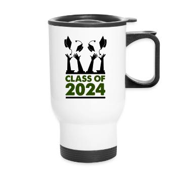 class of 2024 - Thermal mug with handle - white - Front