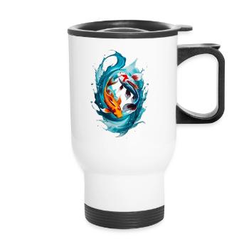 Pisces - Thermal mug with handle - white - Front