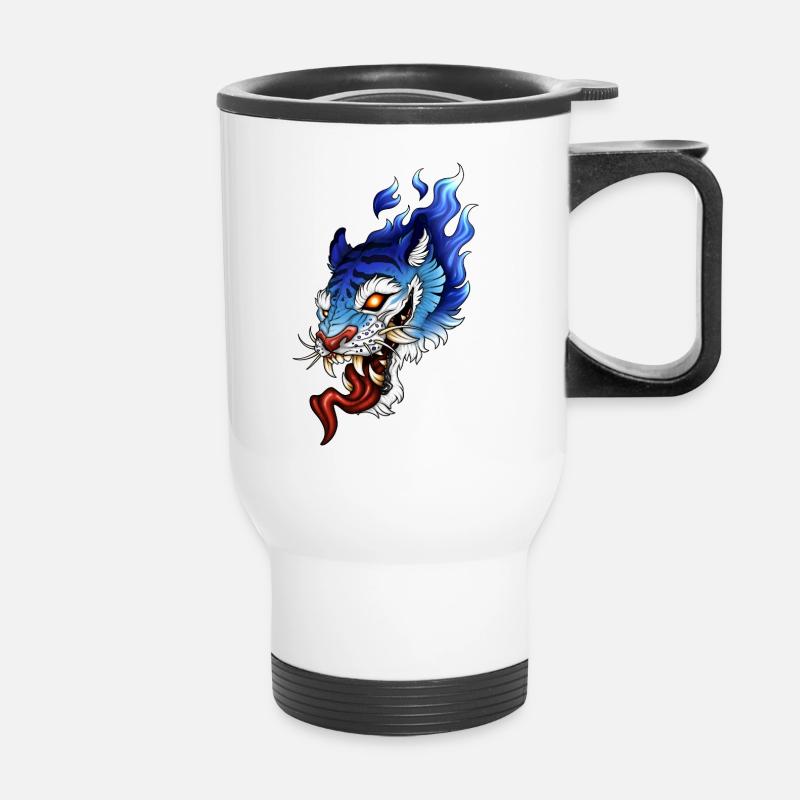 OniTiger - Thermal mug with handle - white