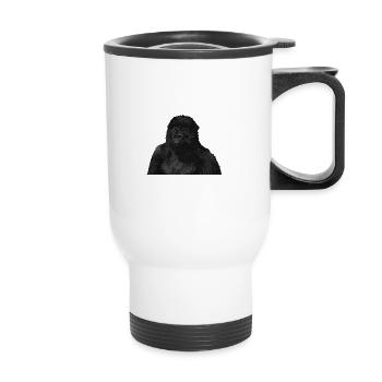 Monkey - Thermal mug with handle - white - Front