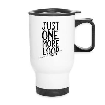 Just Another Loop Glider Glider - Thermal mug with handle - white - Front