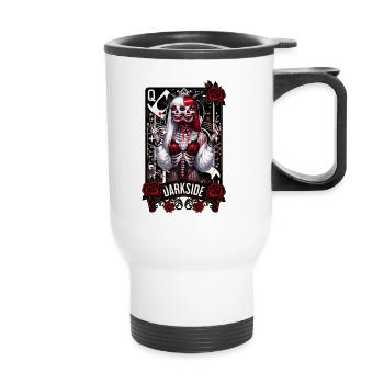 Carte à jouer DARKSIDE QUEEN - Tasse isotherme avec poignée - blanc - Devant