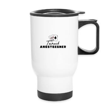 Adversaire de peur de tarot - Tasse isotherme avec poignée - blanc - Devant