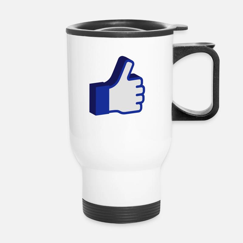 Comme 3D - Tasse isotherme avec poignée - blanc
