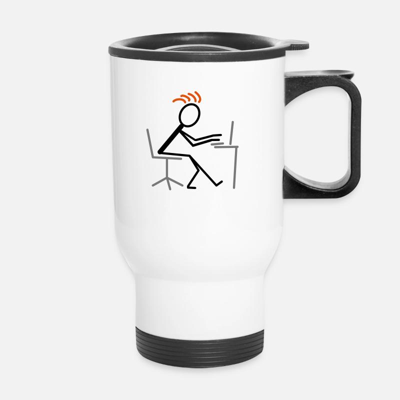 Computerwork - Thermal mug with handle - white