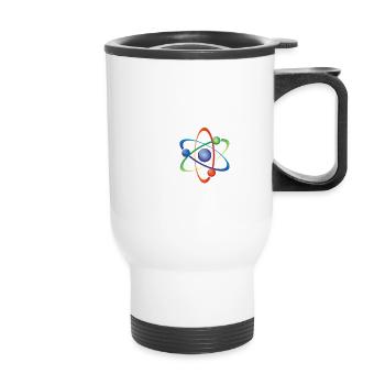 science - Thermal mug with handle - white - Front
