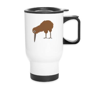 Kiwi - Tasse isotherme avec poignée - blanc - Devant