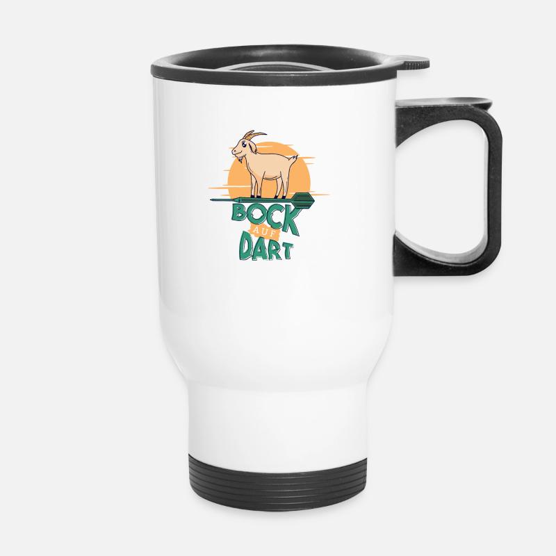 Bock auf Dart - Tasse isotherme avec poignée - blanc