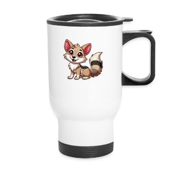 Dingo young - Thermal mug with handle - white - Front