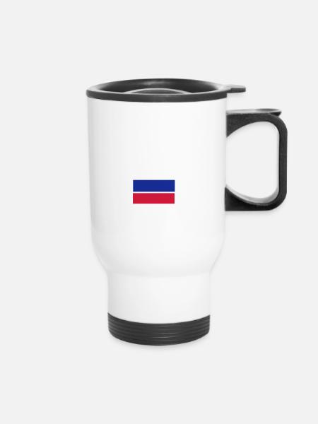 Russie - Tasse isotherme avec poignée - blanc