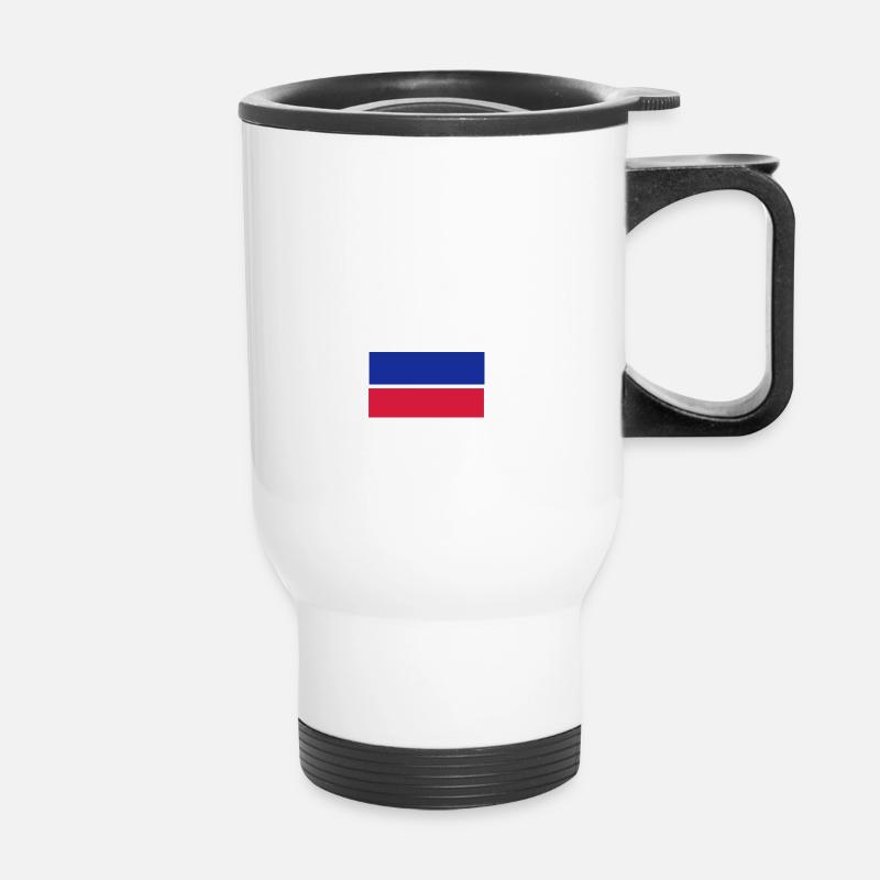 Russie - Tasse isotherme avec poignée - blanc