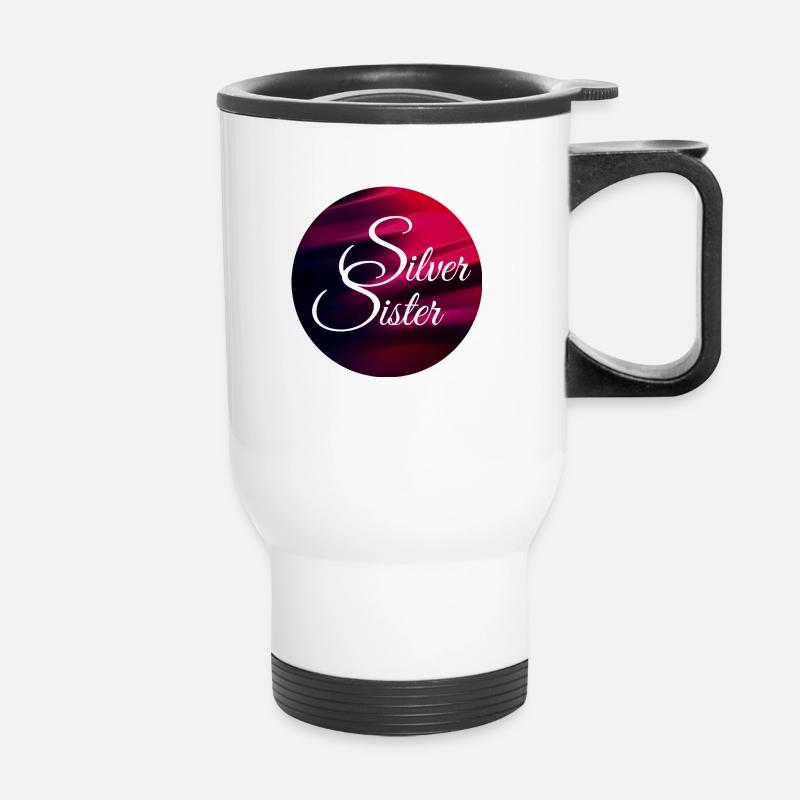 Silversisters - Thermobecher mit Tragegriff - Weiß