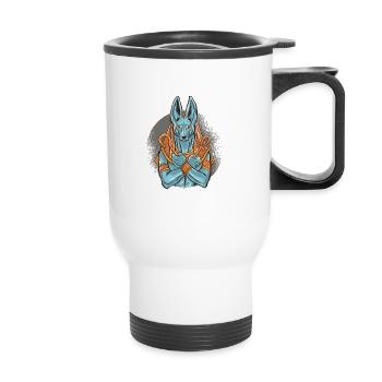 Pharaon egypte - Tasse isotherme avec poignée - blanc - Devant