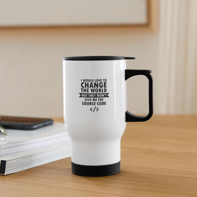 Programmer Gift Programming Computer Scientist Thermal mug with handle