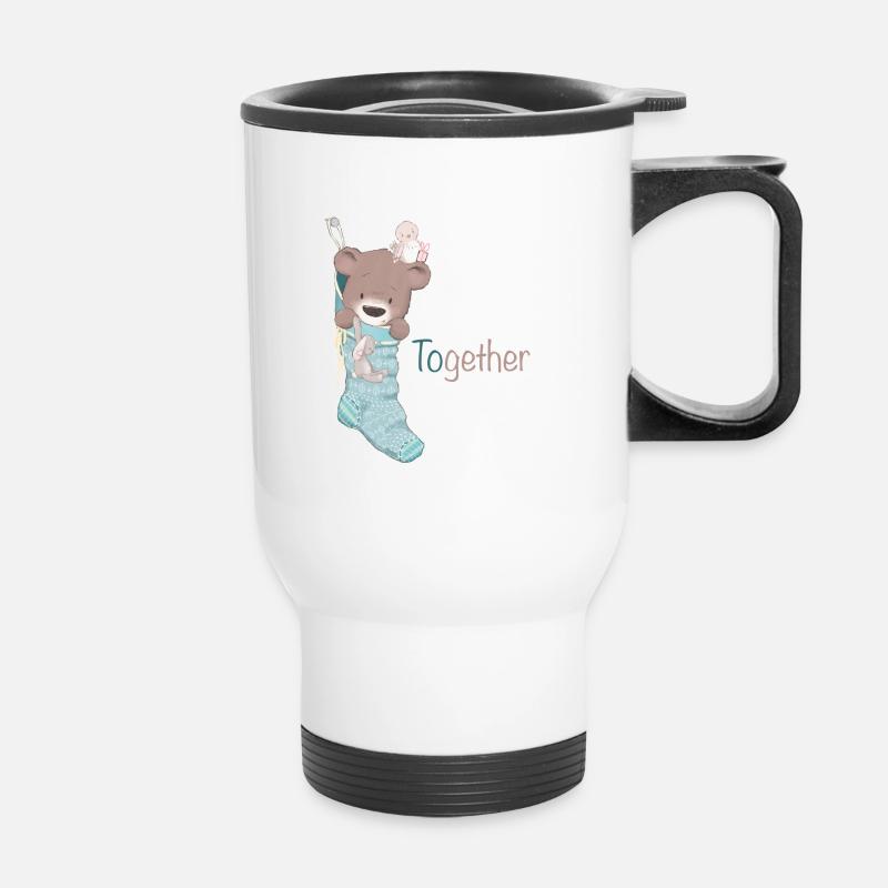 Together - Thermobecher mit Tragegriff - Weiß