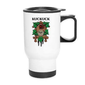 cuckoo - Thermal mug with handle - white - Front