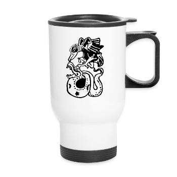 Inca Culture, Latin America - Thermal mug with handle - white - Front