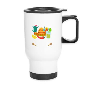 Cheers to Cinco de Mayo from Down Under - Thermobecher mit Tragegriff - Weiß - Vorne